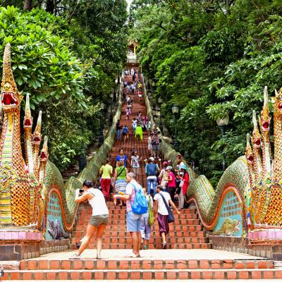 Visita al Wat Phrathat Doi Suthep, Chiang Mai, Nord Thailandia