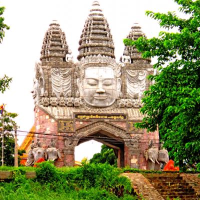 Wat Phnom Banan Battambang Cambodia