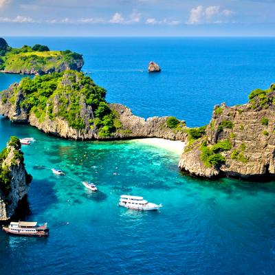 Isola di Koh Haa, Krabi, Thailandia