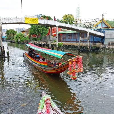 Tour in barca dei canali rurali a Bangkok