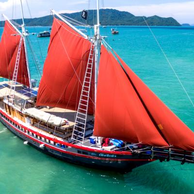 Sailing ship cruise Myanmar, Birmania