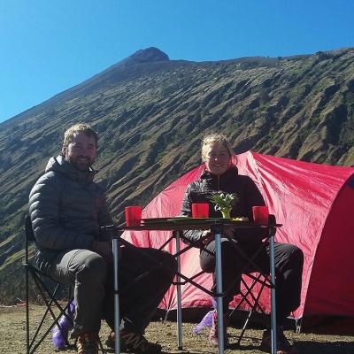 Trekking Monte Vulcano Rinjani, Isola di Lombok, Indonesia