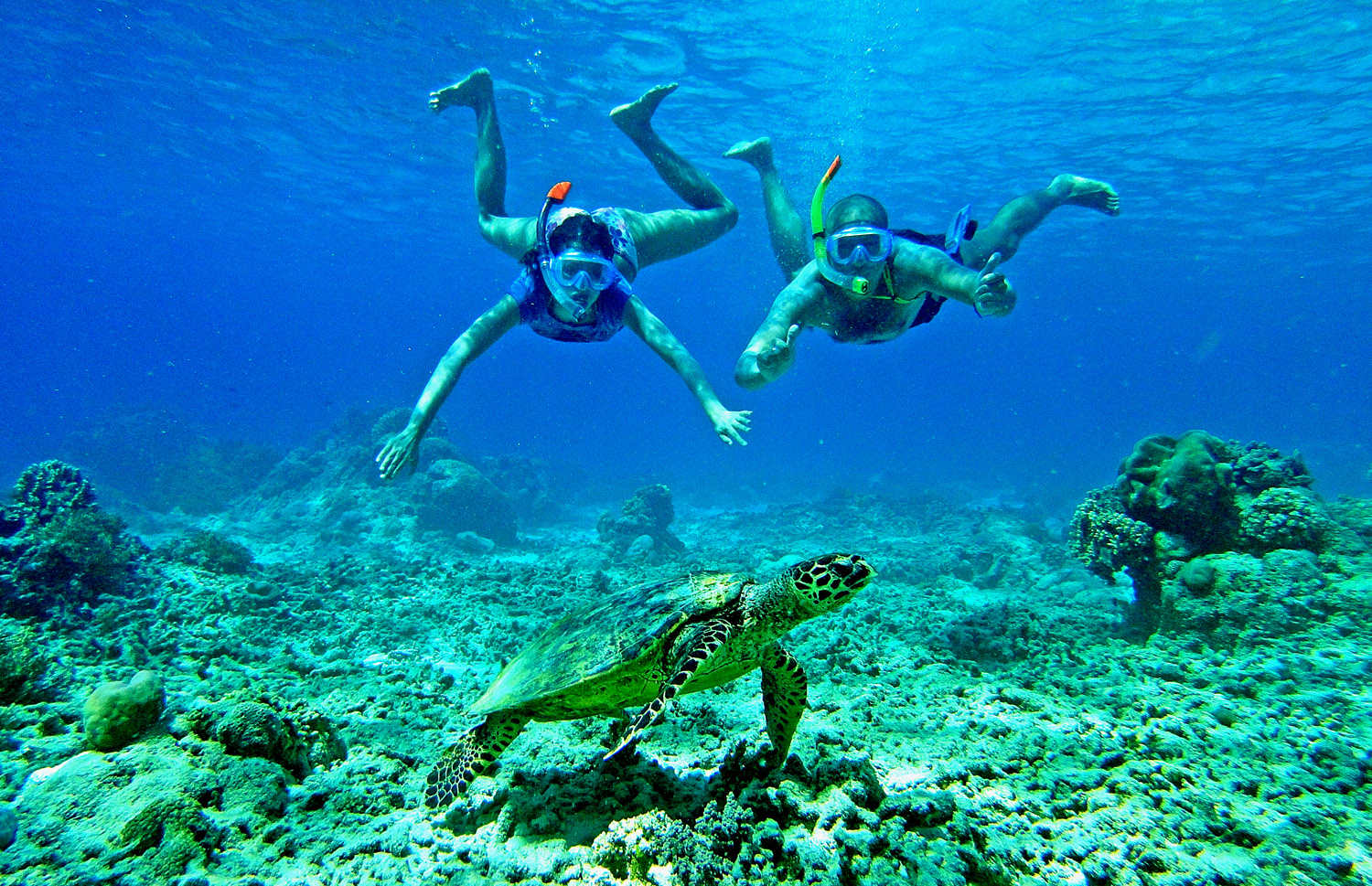 Amed beach, snorkeling, Bali, Indonesia