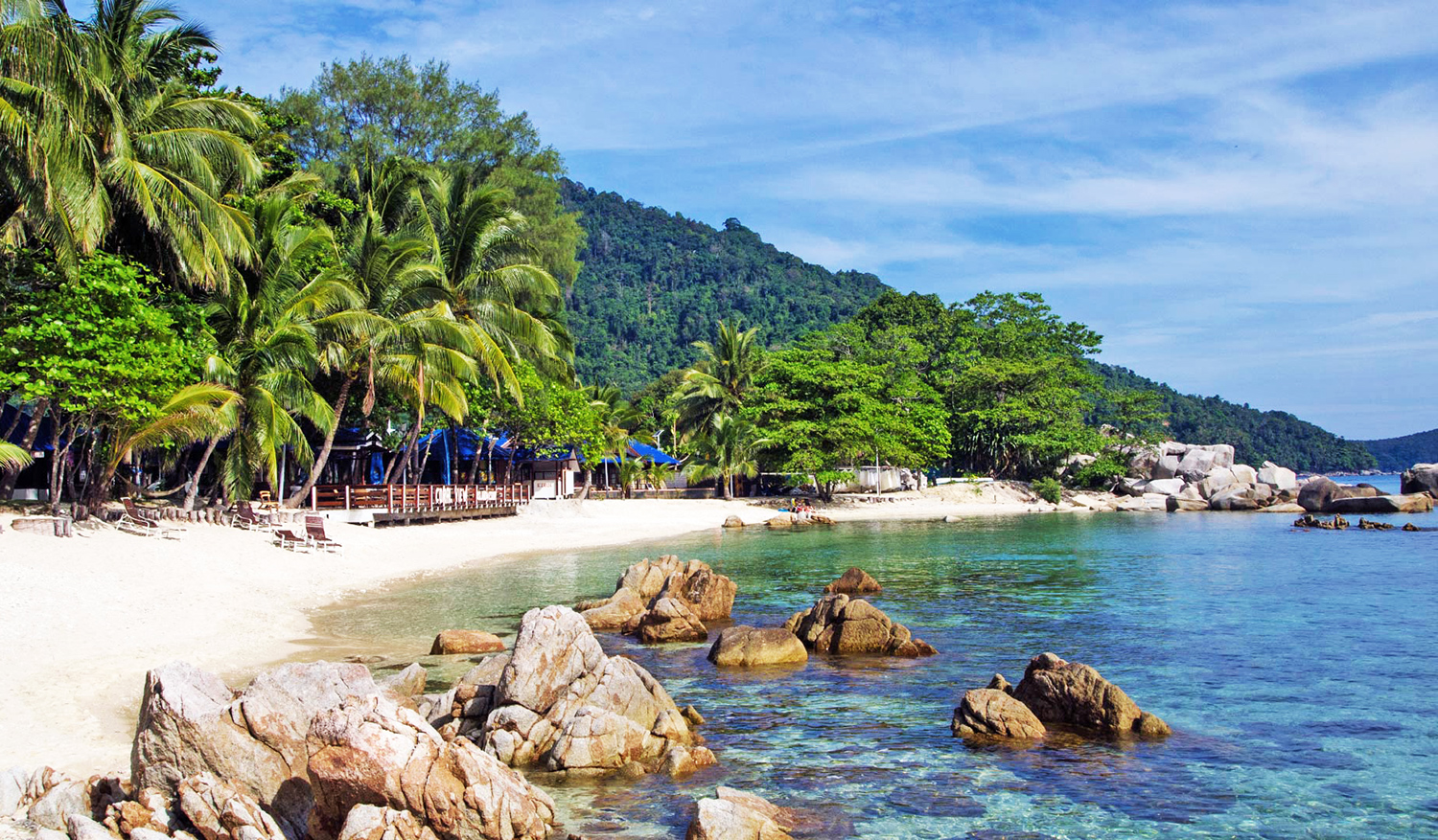 Le spiagge di Isola Perhentian Kecil: Teluk Aur Bay - Coral Bay