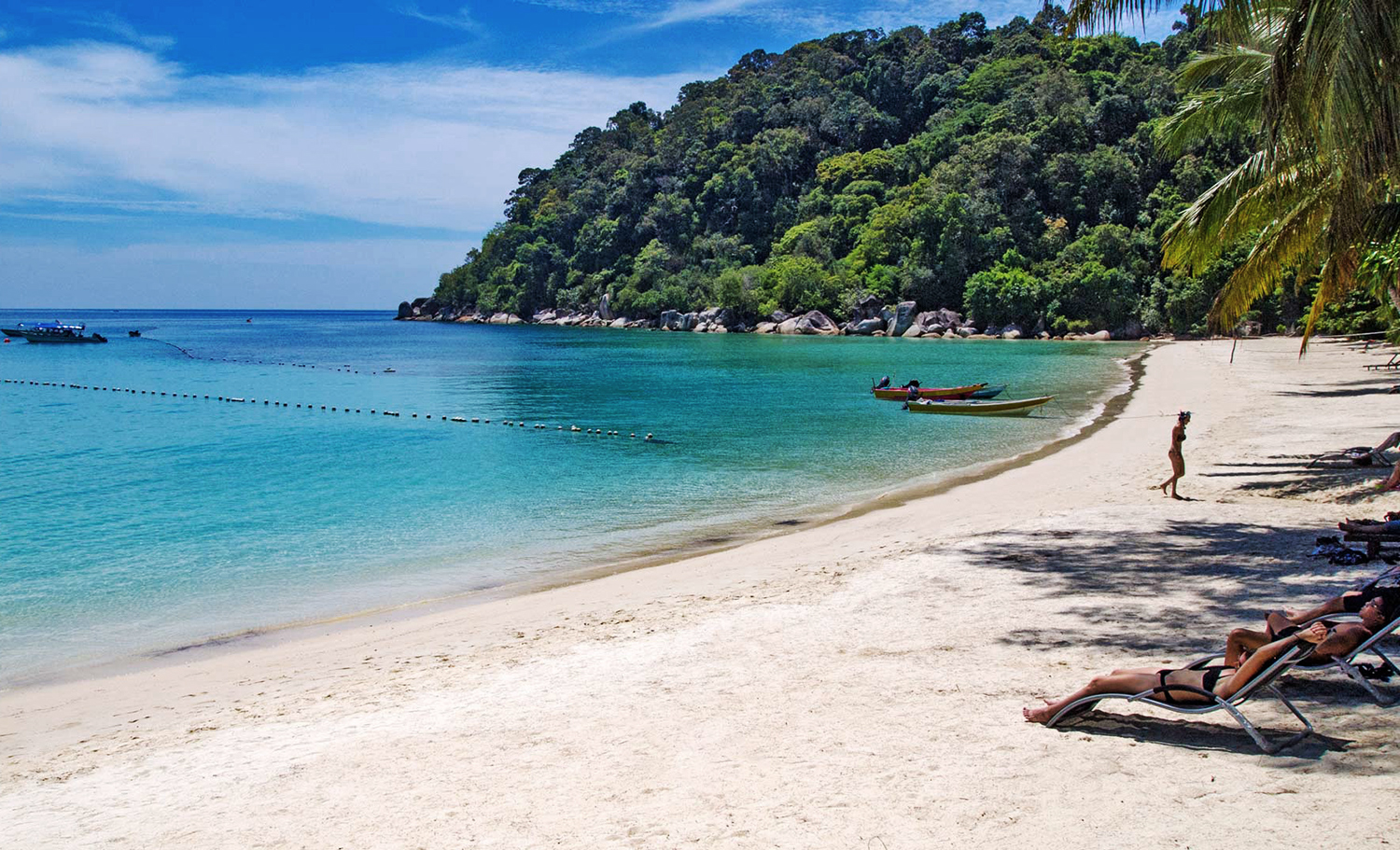 Spiagge di Perhentian Kecil: Teluk Aur Bay - Coral Beach