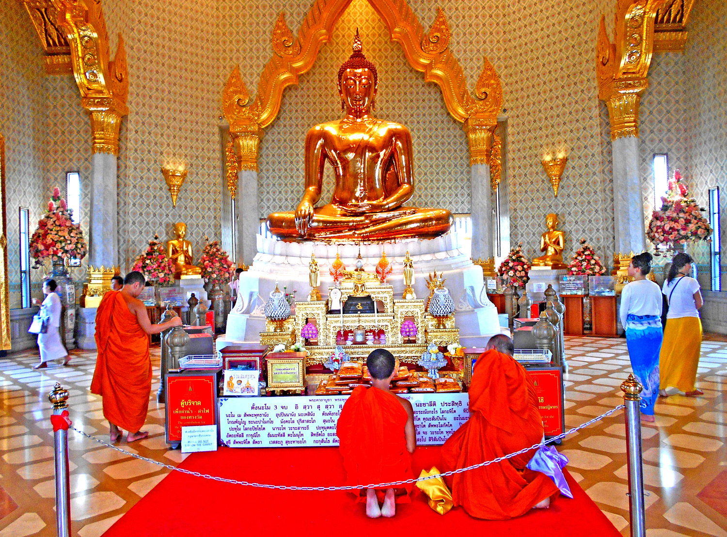 Budda D'Oro, Wat Traimit, Chinatown, Bangkok, Thailandia